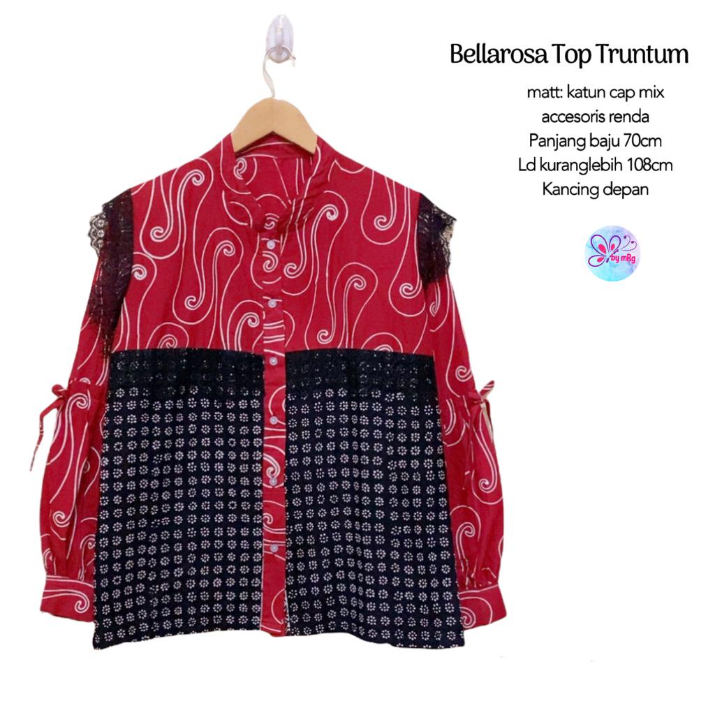 Blus Batik Modern Bellarosa Truntum