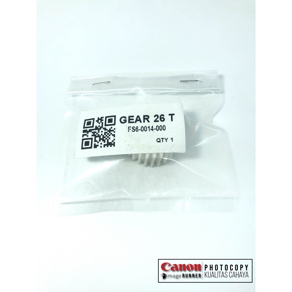 Gear 26T Lawan Gear Worm Canon IR 6000/6570/5075 FS6-0014-000 Lokal