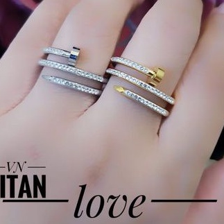 Titanium Perhiasan Cincin Wanita A927