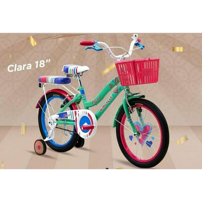 Sepeda Anak Wimcycle Clara 16 inch 18 inch - Green
