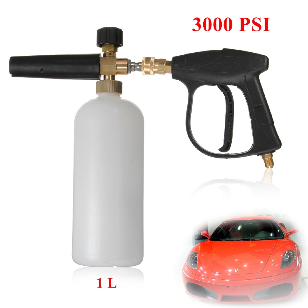 Car Foam Gun >> New Foam Lance Snow Pressure Gun Bottle Car Foamer Wash Quick Adapter Jet Car Foam Gun >> New Foam Lance Snow Pressure Gun Bottle Car Foamer Wash Quick Adapter Jet