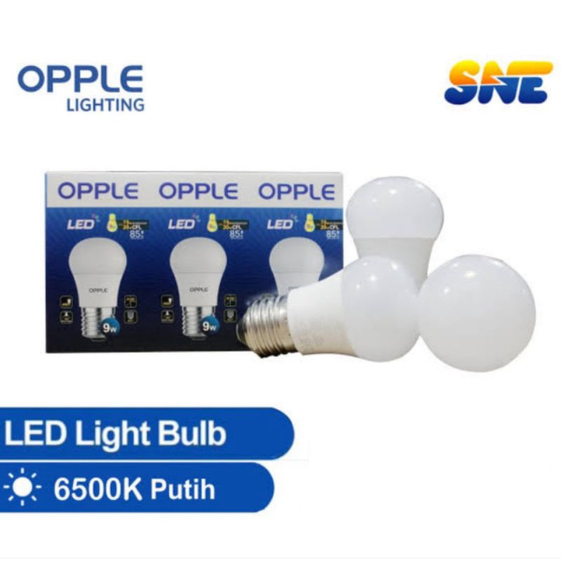 OPPLE LED - LAMPU LED KUNING - LAMPU LED PUTIH - family pack beli 2 bonus 1