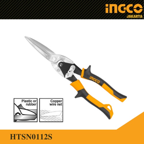

Gunting Baja Ringan Puring Holo 12" Long Straight INGCO HTSN0112S