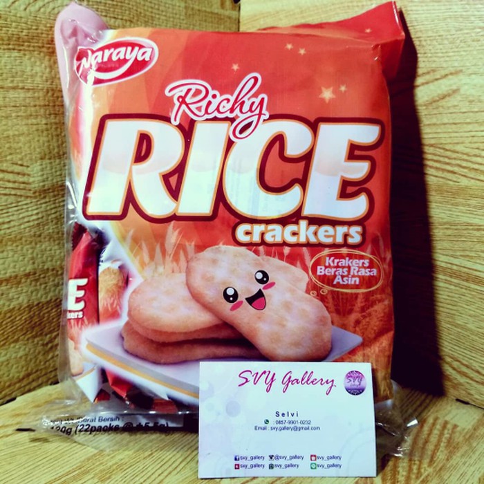 

NARAYA RICHY RICE CRACKERS 120GR ~ kp1932