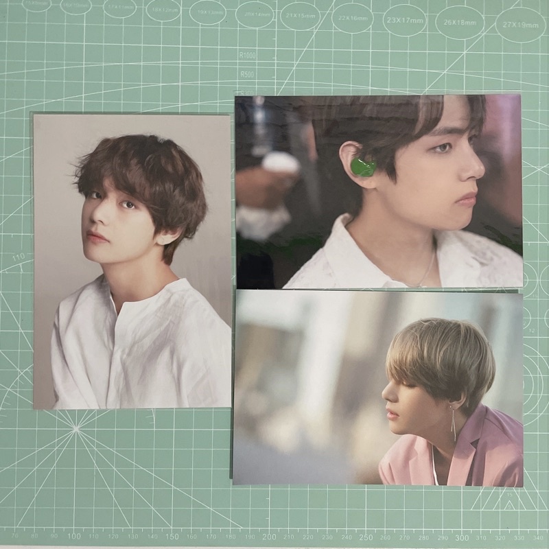 BTS TAEHYUNG V POSTCARD OFFICIAL DICON ARMYKIT MEMO BLURAY 2019