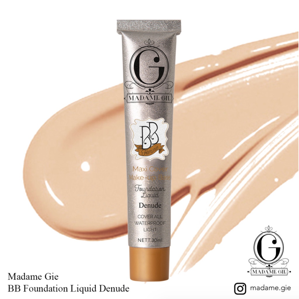 ❤ RATU ❤ Madame Gie BB Femme Foundation Liquid - Maxi Cover Make-up Base 30ml (✔️BPOM)