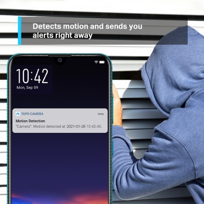 Tapo C210 Pan/Tilt Home Security Wi-Fi Camera - Tp Link C 210