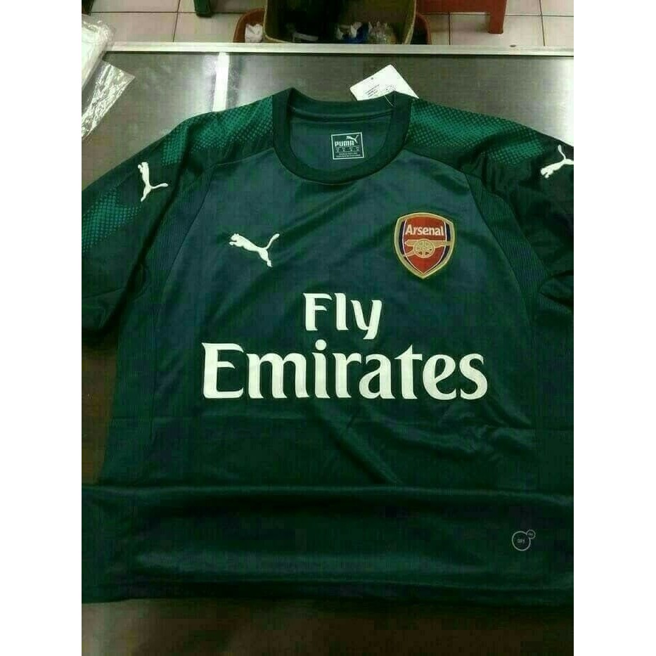 Jersey Arsenal GK Kiper Hijau 2018