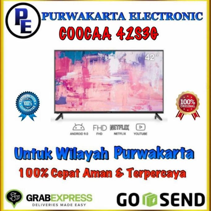 Buruan serbu] COOCAA LED SMART TV 42 INCH | 42S3G | COOCAA ANDROID TV