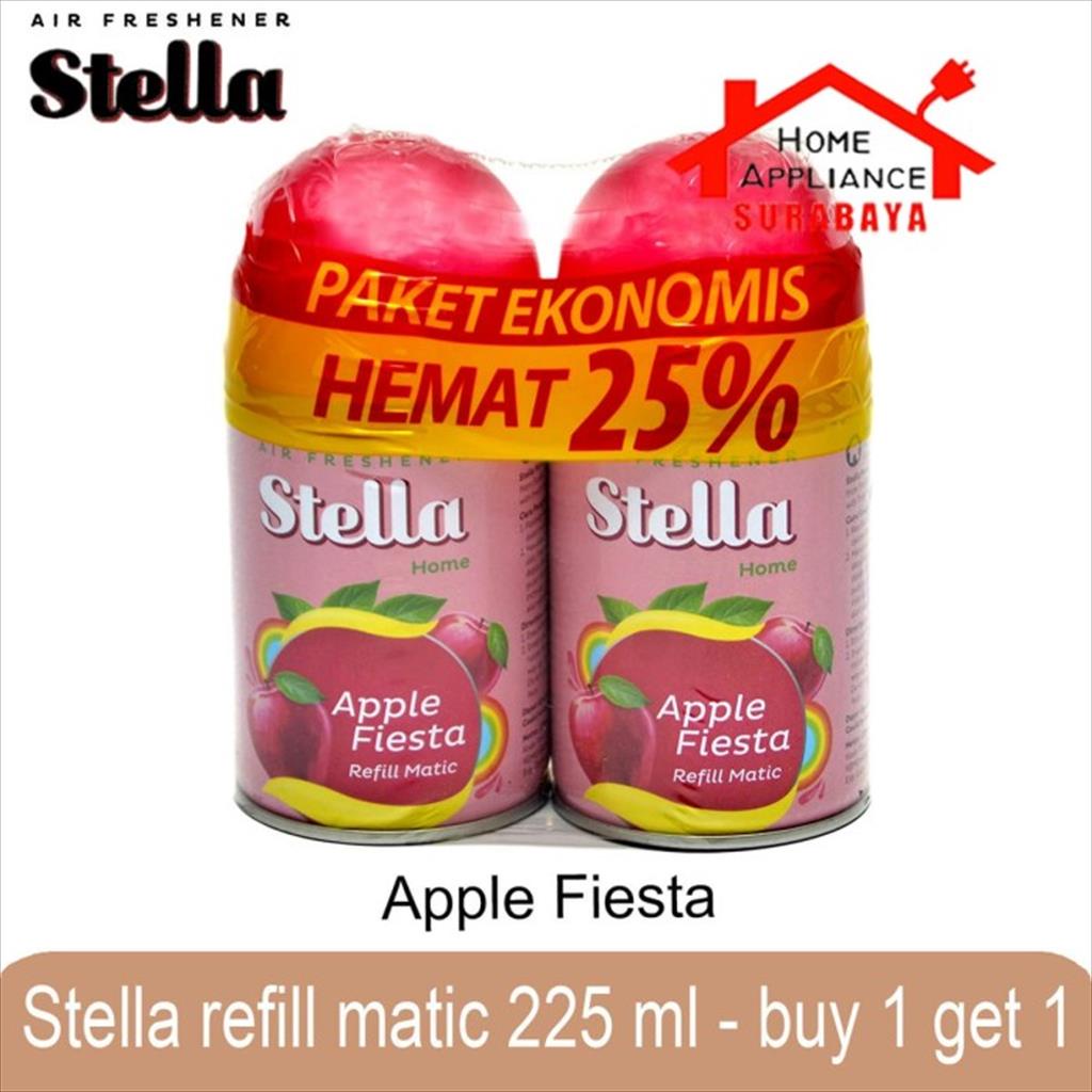 Stella Refill Matic Paket Ekonomis Buy 1 Get 1 - Beli 1 Gratis 1 - 2 x 225ml