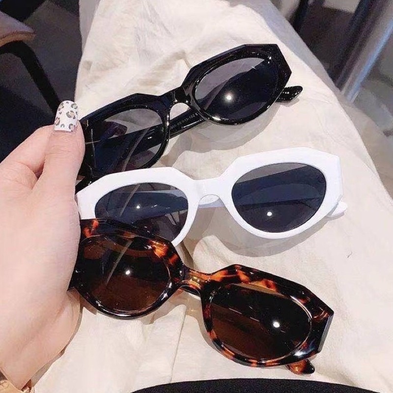 Kacamata Hitam Wanita Retro Kaca Mata Fashion Retro Vintage Sunglasses Pantai Korean Impor Murah/Kacamata Hitam Pria/Kacamata Hitam Korea/Kacamata Fashion