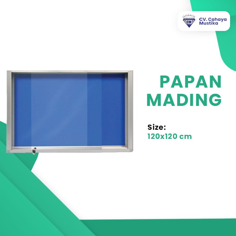 Jual Papan Mading Murah/Papan Mading Sekolah/Papan Mading Kantor Gantung Di Malang Uk 120x120