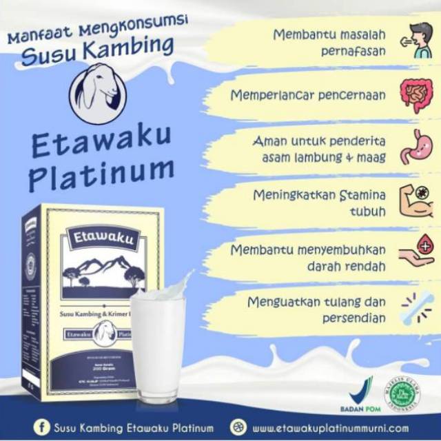 Etawaku Platinum Susu Kambing Etawa Sehat Lezat Harga Bersahabat Indonesia