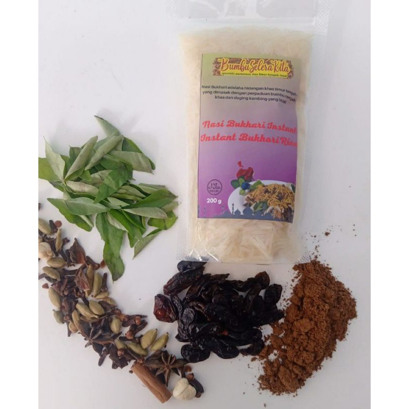 

Bumbu Bukhari dan Beras Basmati/ Beras Basmati Bukhori Instant