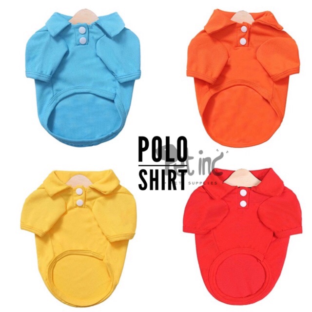 Baju anjing atau kucing Polo Shirt