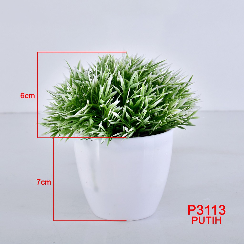 COD / TL88 POT TANAMAN  BUNGA HIAS DEKORASI RUANGAN BUNGA PLASTIK HIAS P3113-2