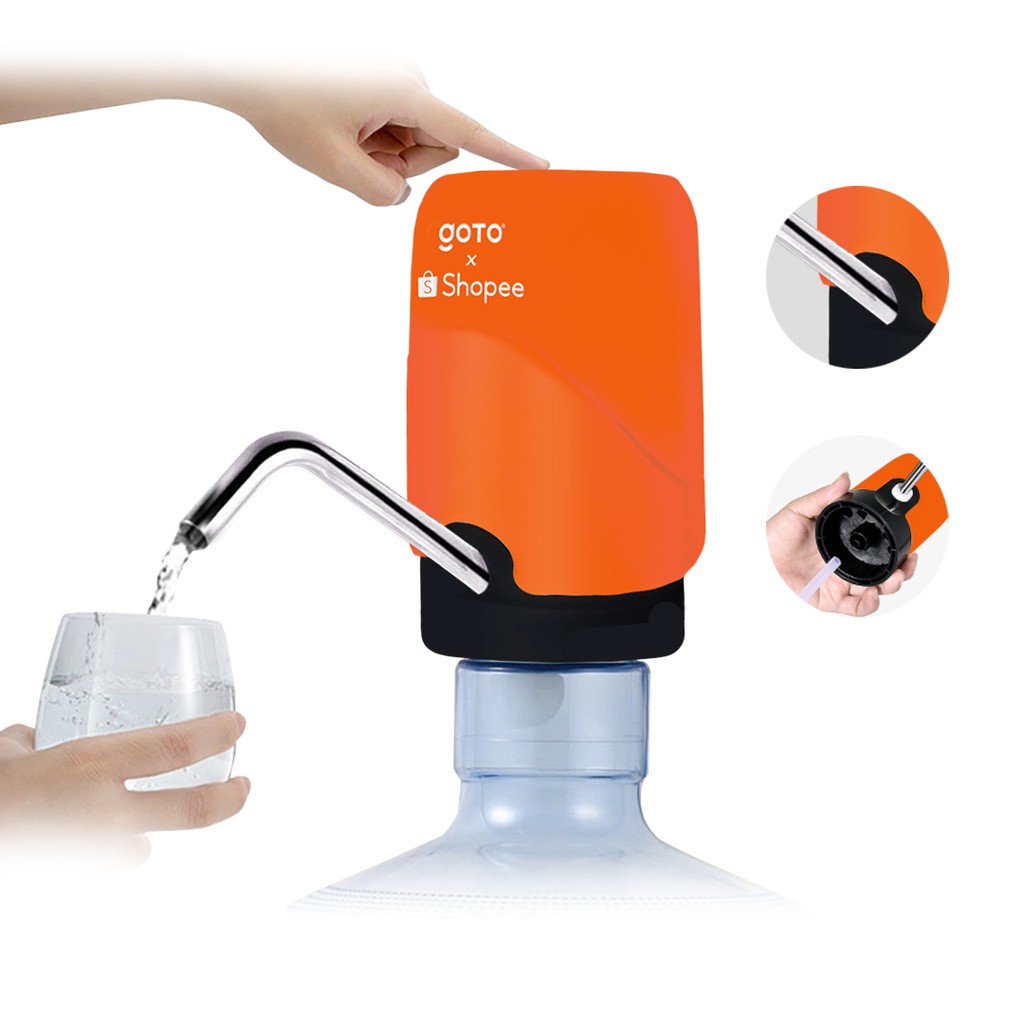 Goto Aron x Shopee Pompa Galon elektrik Gallon Dispenser
