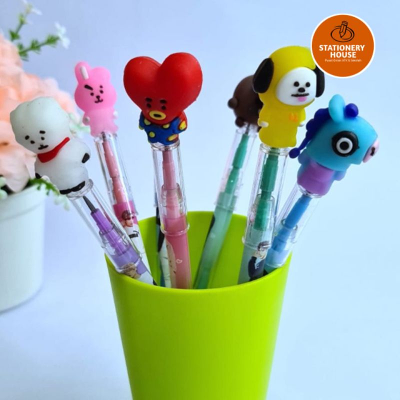 

PENSIL BENSIA BTS / PENSIL LUCU DAN UNIK / PENSIL KARAKTER LUCU / BENSIA BTS/ PENSIL BENSIA