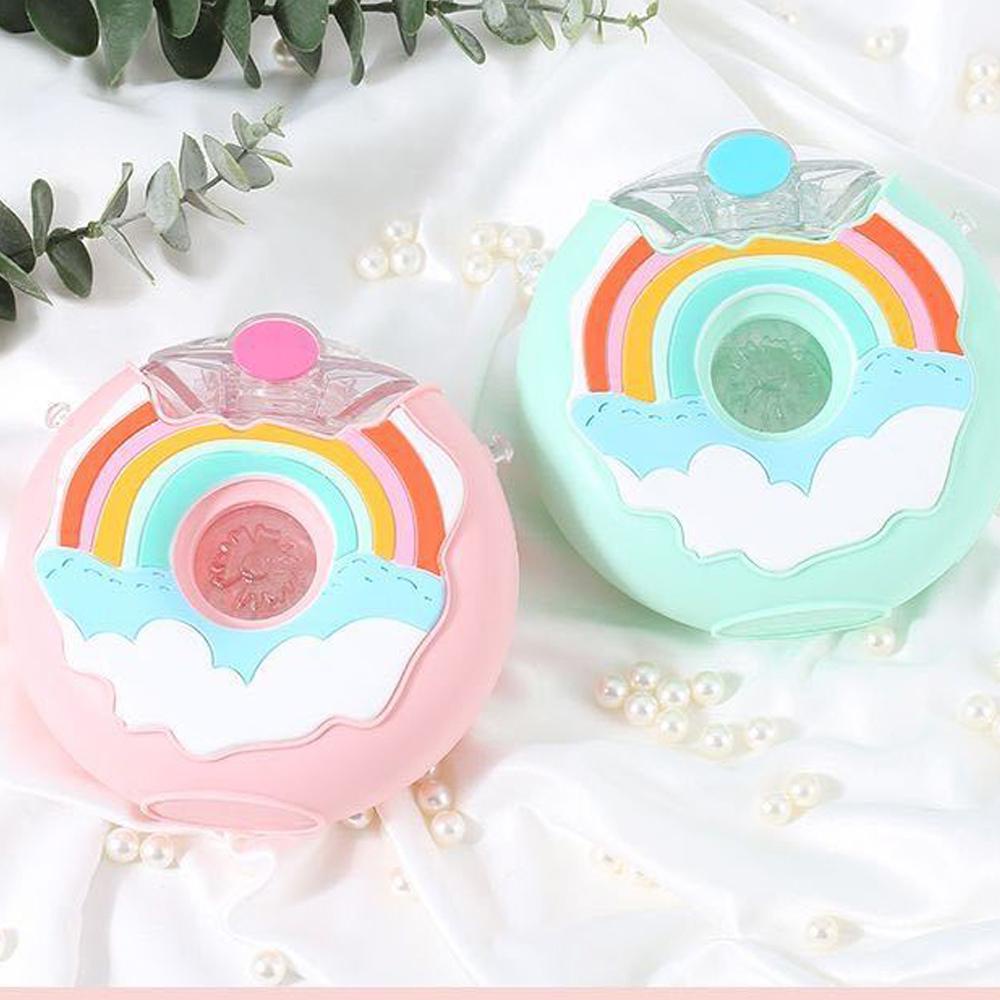 NEEDWAY Botol Air Minum Bayi Poratable Anak Ice Cream Donut Rainbow Anti Bocor Children Training Cup