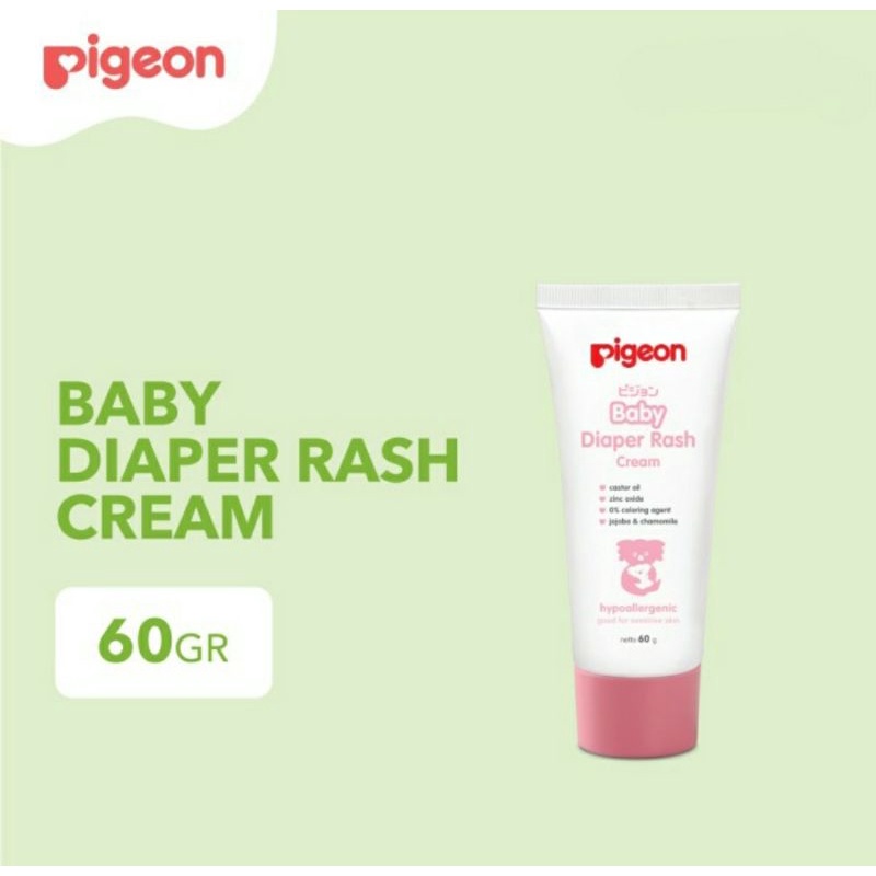 PIGEON Baby Cream Diaper Rash 60gram Hypoallergenic Chamomile