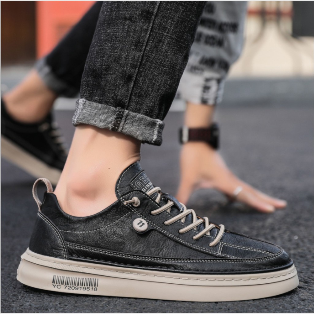 Sepatu Sneakers Pria Sepatu Vulcanized Laki Laki Terbaru Sepatu Cowok Casual Sepatu Pria Panarybody