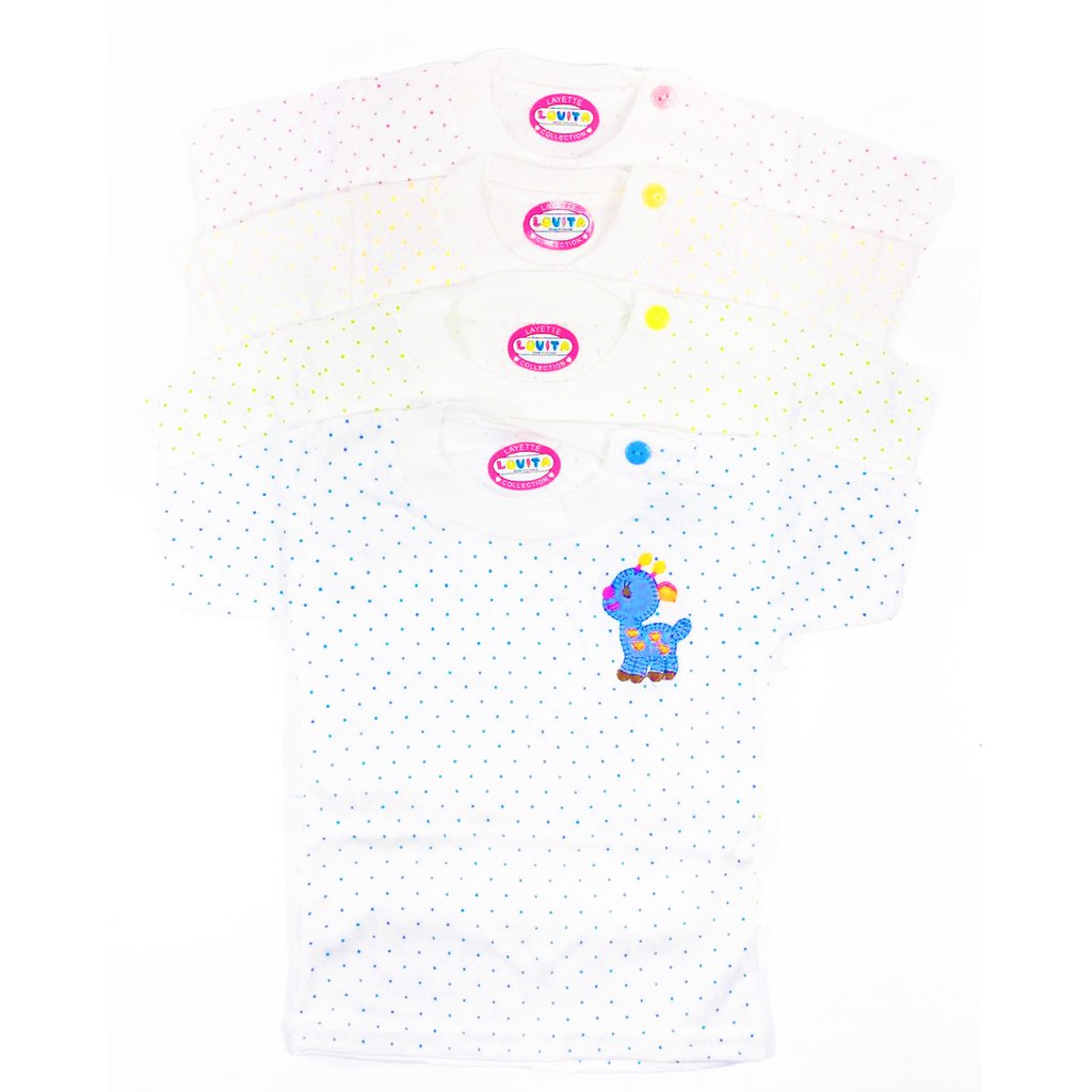Luvita Baju Bayi Oblong Motif Kuda Poni - Newborn