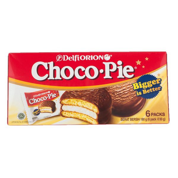 

DELFI ORION Choco Pie Soft Layered 180gr (6pc x 30gr)