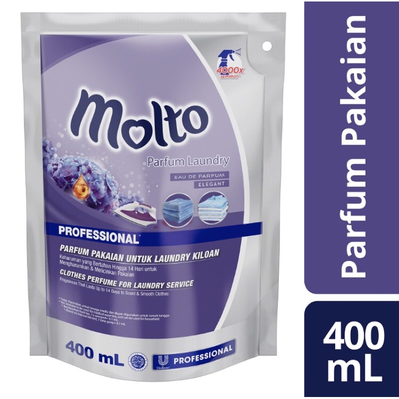 Molto perfume spray professional purple parfum laundry 400ml