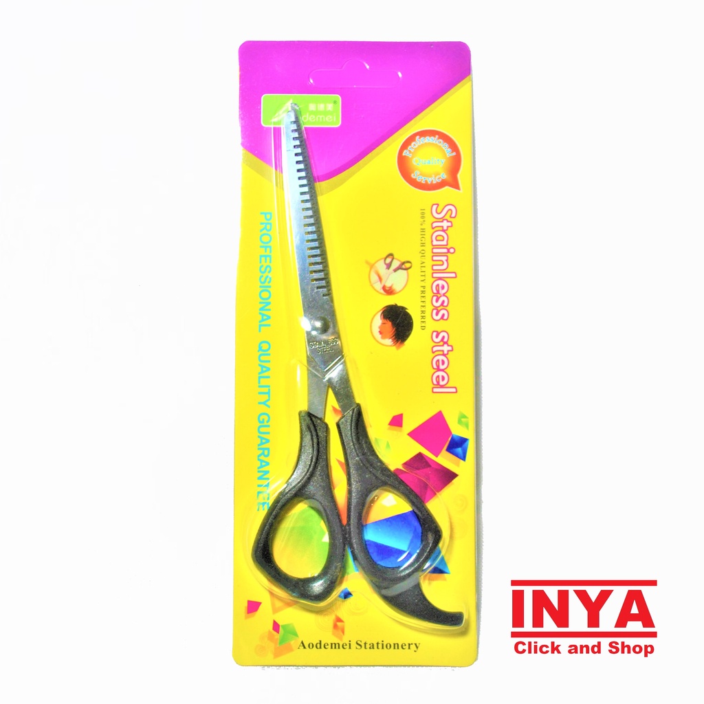 GUNTING SASAK AODEMEI HIGH QUALITY STAINLESS THINNING SHEARS SCISSORS