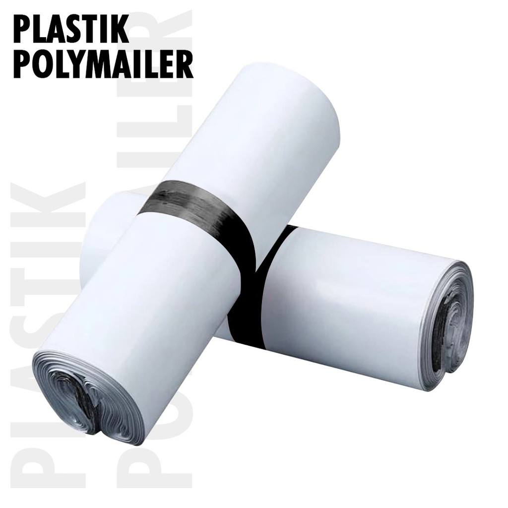 

polymailer (amplop plastik) ukuran 25 x 40 isi 100 lembar.