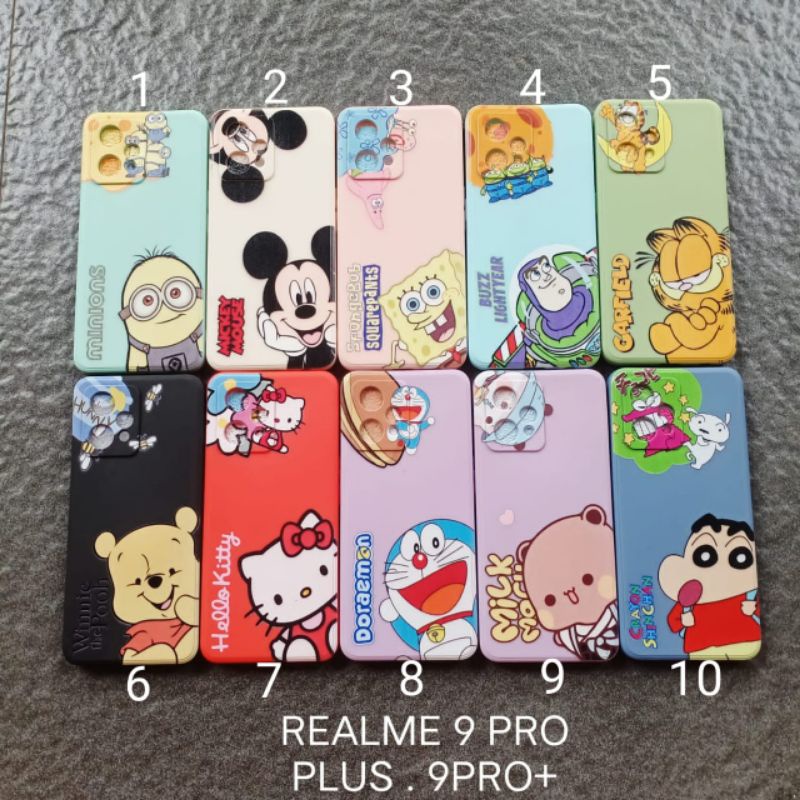 Case gambar Realme 9 PRO PLUS . Realme 9 PRO+ motif cewek soft softcase softshell silikon cover casing kesing housing