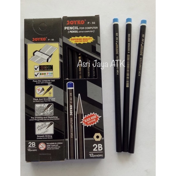 

Pensil Joyko P92 / Pensil 2B (12pcs)