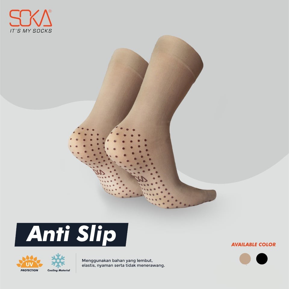 Kaos Kaki Soka  Socking Anti Slip Internasional Size S - L