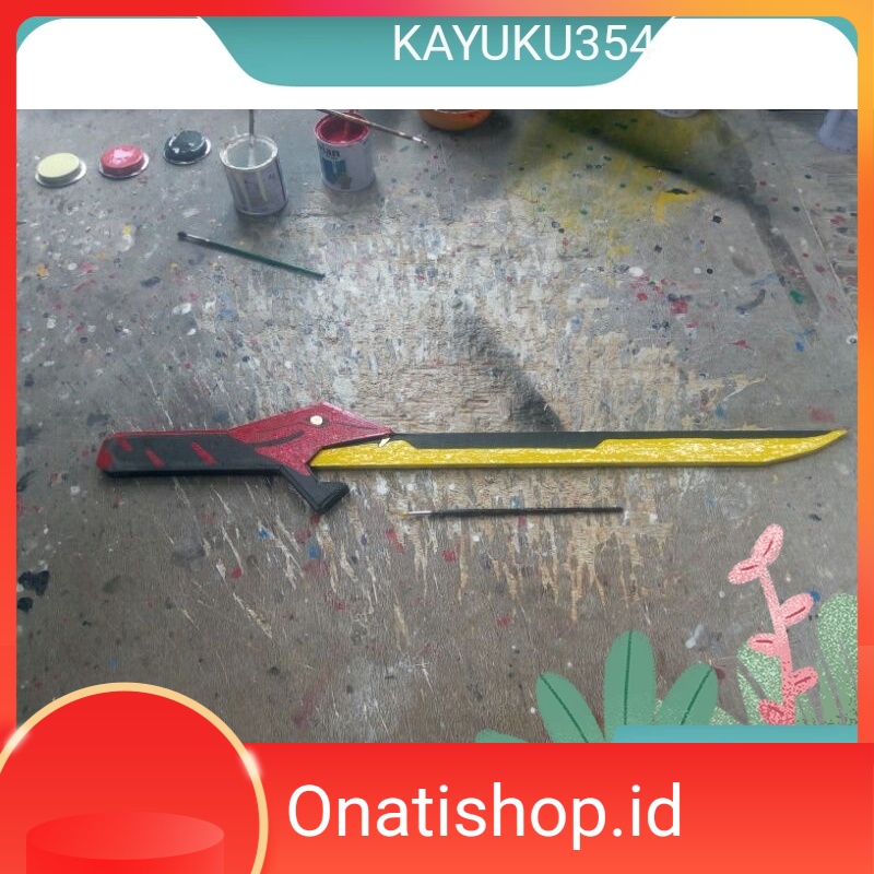 Pedang Mainan anak skin ff Katana Cobra