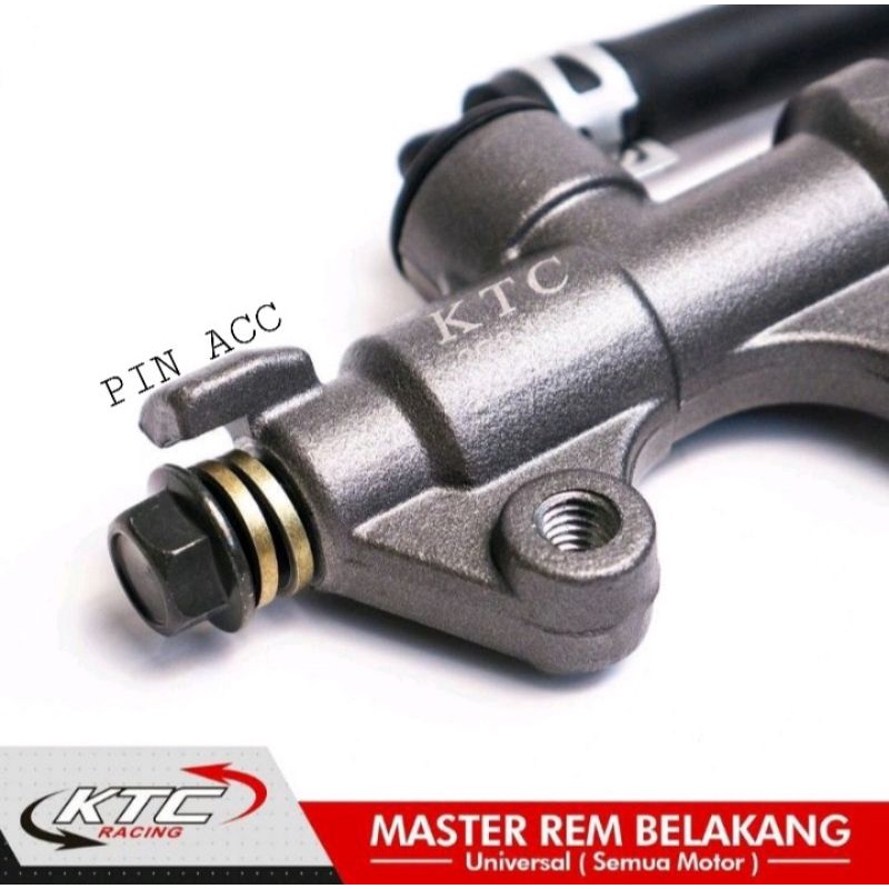 TONJOKAN MASTER REM BELAKANG ORIGINAL KTC RACING UNIVERSAL MOTOR