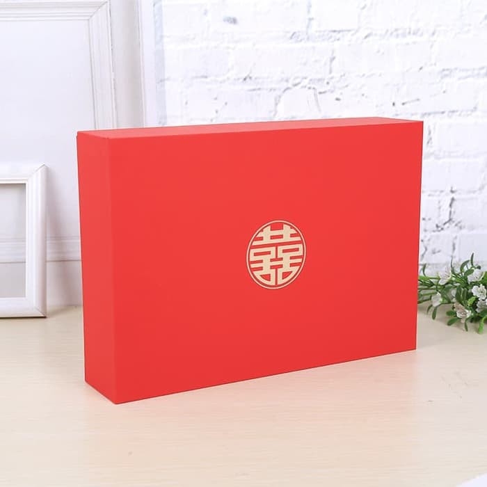 

JGO box merah hard cover / gift box tebal xi wedding sangjit kado hadiah