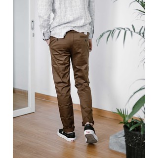  Celana  Panjang Chino  Twill Forta Tall Brown Shopee Indonesia