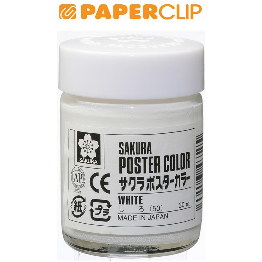 

POSTER COLOR SAKURA 30ML WHITE XPW30-050