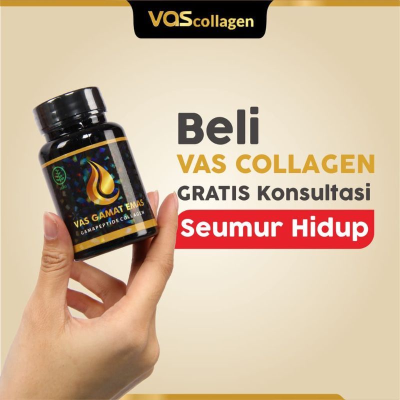 Vas Gamat Collagen 100% Berhologram