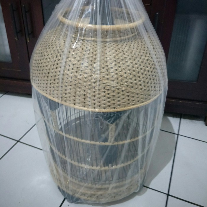 sangkar perkutut rotan rajut/kandang perkutut rajut rotan/sangkar perkutut/kandang perkutut