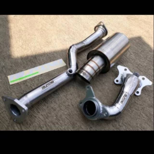 Full set alpino brio downpipe frontpipe alpino sistem terpisah seperti ori nya muffler alpino S03