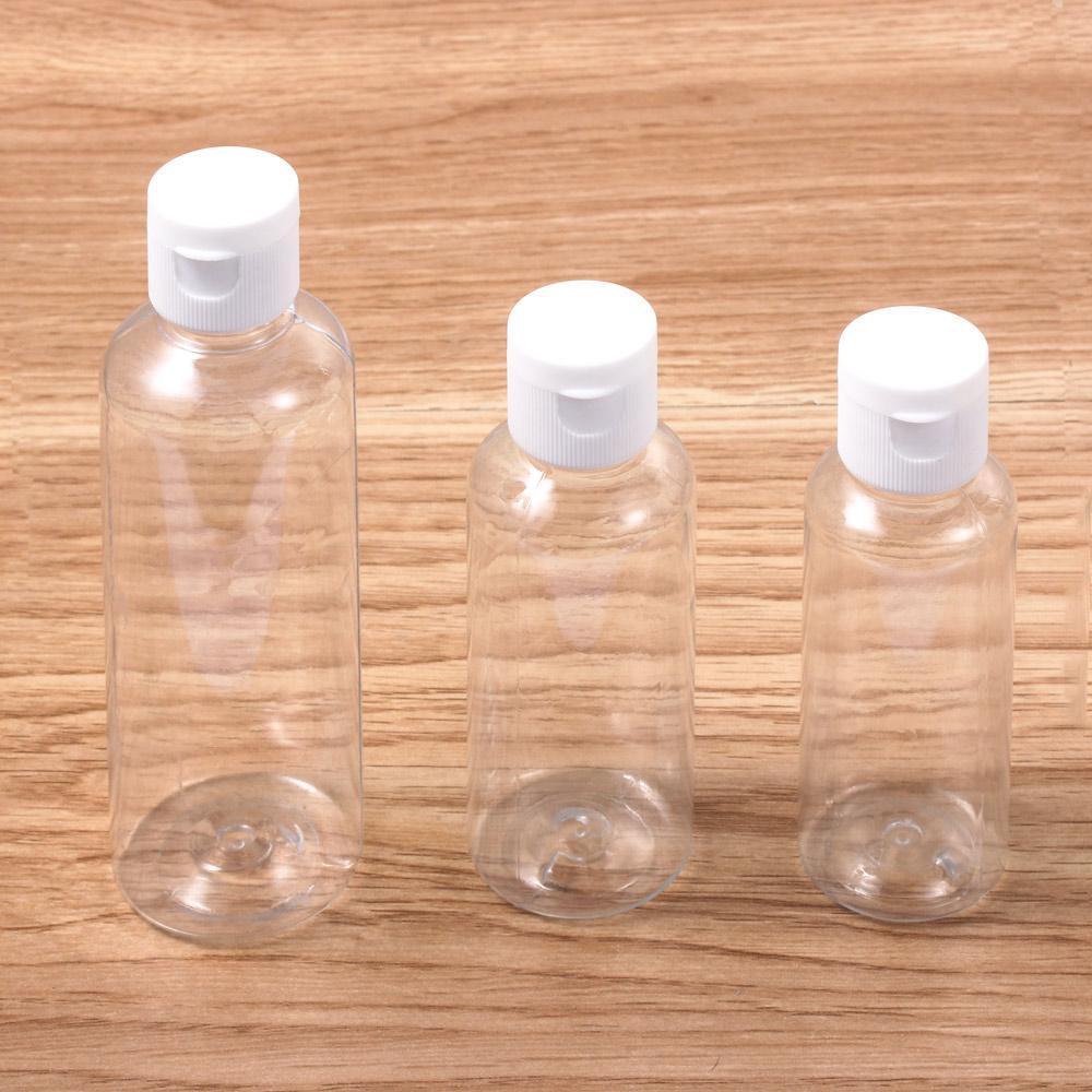 POPULAR Populer Wadah Kosong Botol Dispenser Makeup Bening Isi Ulang