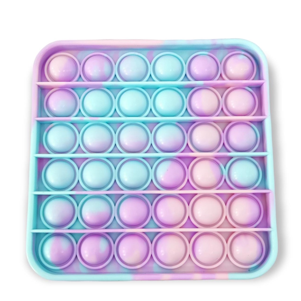 BUBBLE POP IT FIDGET TOY RAINBOW || MAINAN EDUKASI ANAK KARAKTER PUSH POP IT-6