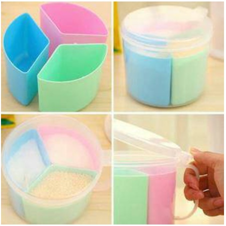 Kotak Bumbu Sekat 3in1 / Tempat Bumbu Serbaguna 3 in 1 Wadah Dapur Kitchen