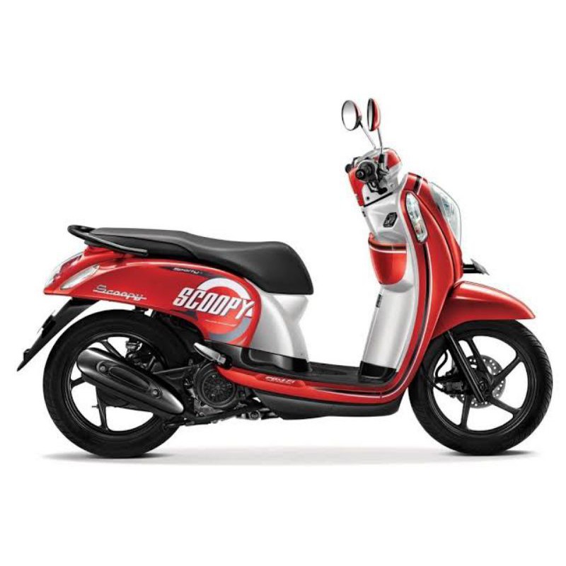 Striping Scoopy fi 2015 Merah Putih iss