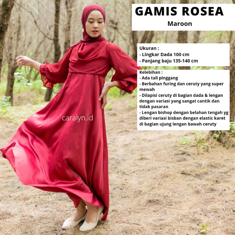 SUPER SALE GAMIS ROSEA DRESS KONDANGAN KEKINIAN TERBARU