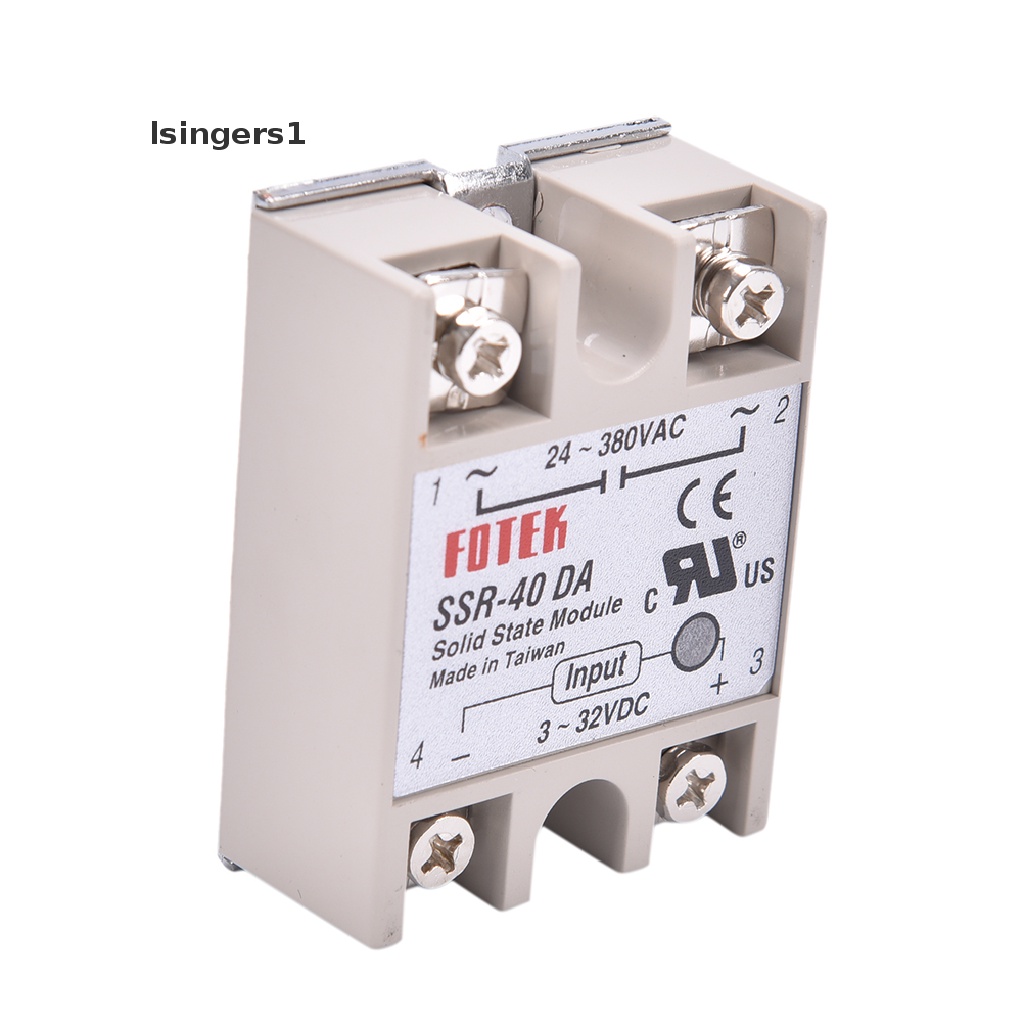 (lsingers1) Ssr 40A Relay Solid State 40A DC control AC