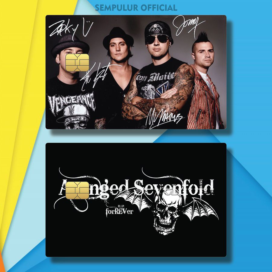 21-33 COVER CARD POPULER AVENGED SEVENFOLD NIGHTMARE HARG2/IOY04/ STIKER CARD BAND GAMBAR AVENGED SE