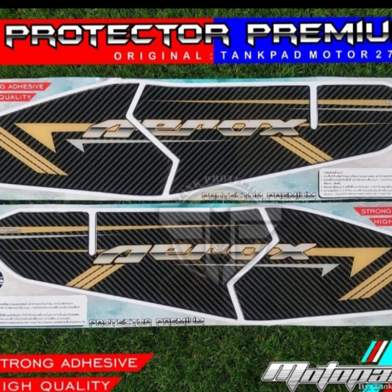 Sticker Stiker Resin Timbul Sidepad Premium Yamaha New Aerox 155 2020