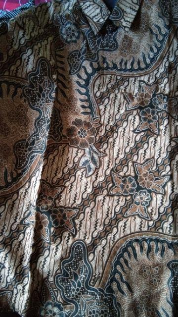 Indralaya Kemeja Batik Pria Full Furing Bahan Katun Sragenan